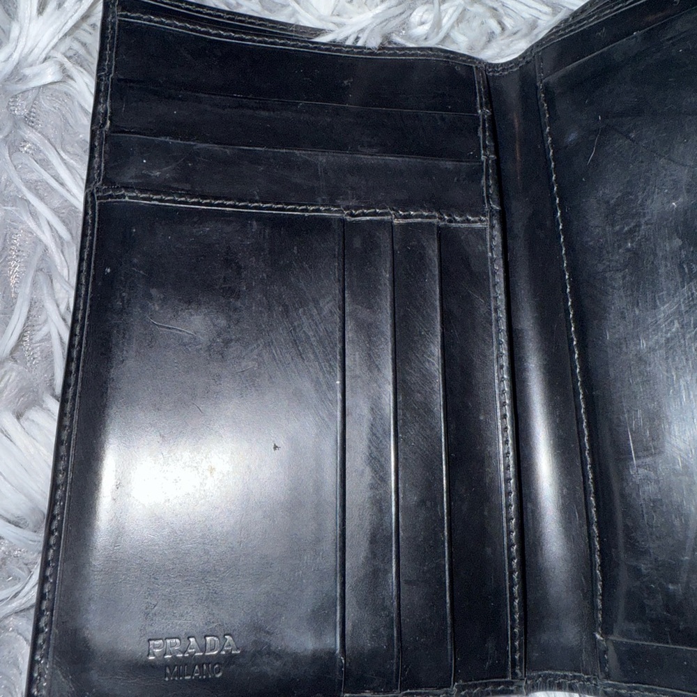 Prada black wallet